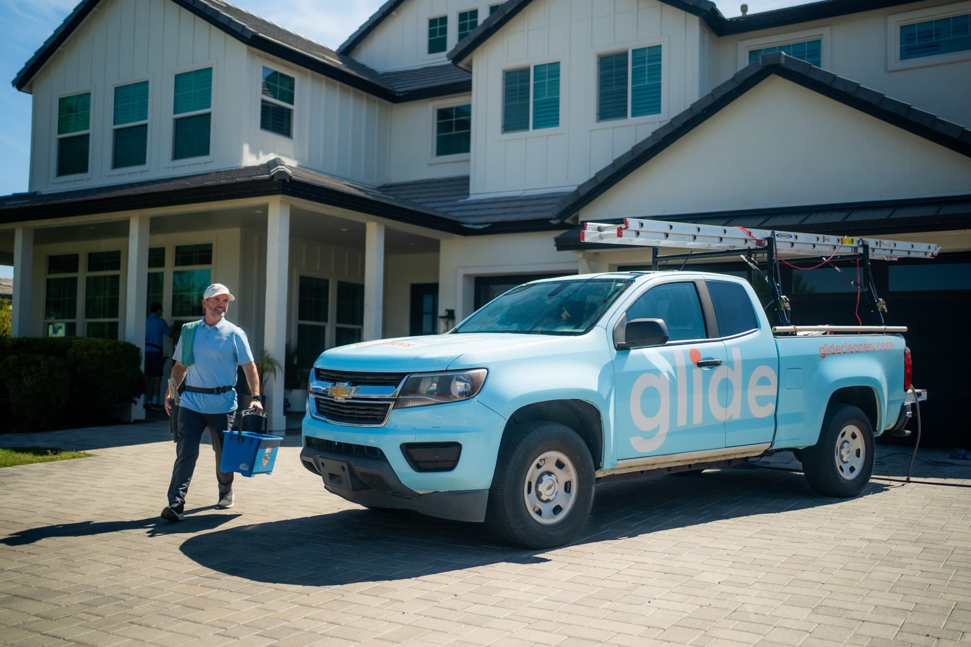 Arriving on Site - Window Cleaning by Glide Window Cleaning